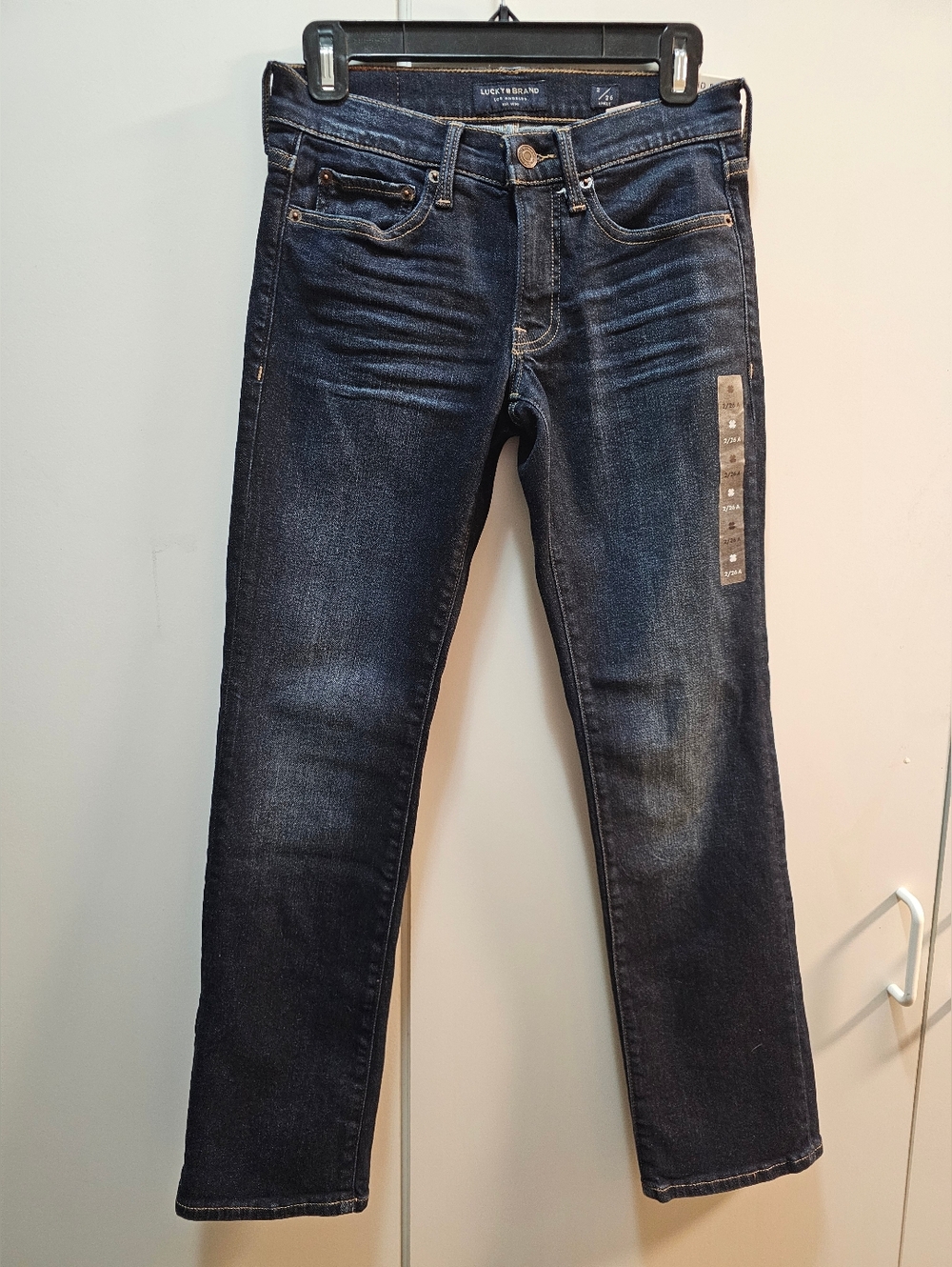 Lucky Brand Women's Dark Blue Slim Straight Jeans